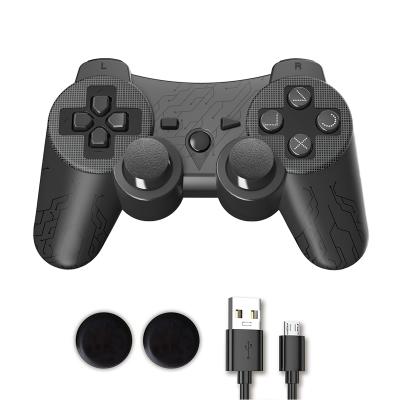 China Supplier High Quality New Style ABS Portable Black Game Controller Wireless Gamepad For ps3 Joystick for sale