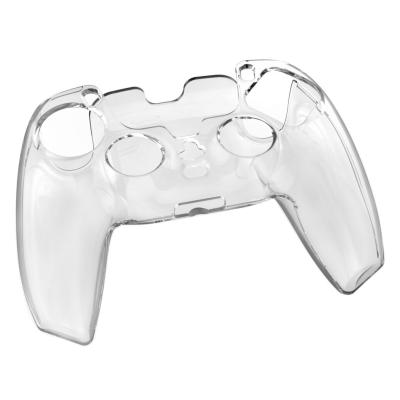 China New Design White Transparent PC Joystick Protective Cover Device For PS5 Game Controller Joystick Gamepad for sale