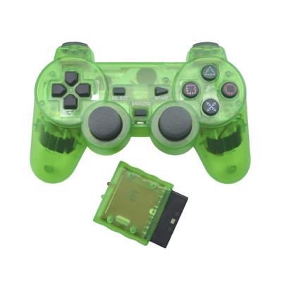 China Controller Colorful Transparent Wired Controller For PS2 Gamepad Dual VIBRATION MOTOR Joypad For Ps2 Gamepad for sale