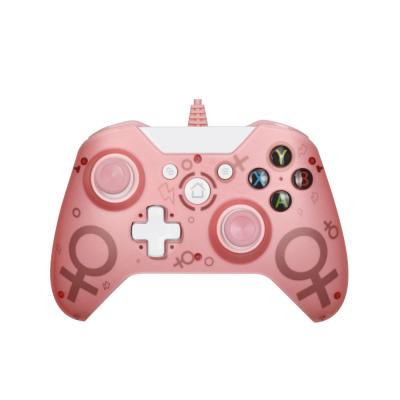 China VIBRATION MOTOR GOTOGETHER Pink In Stock Cheap Price Wired Gamepad For Xbox One Joystick Controller for sale