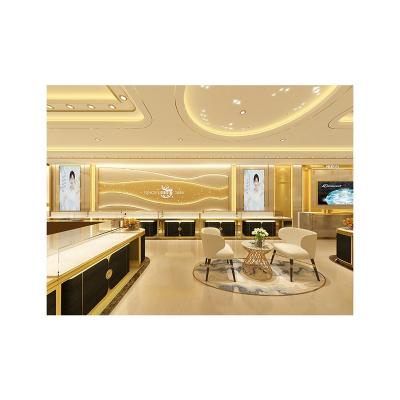 China Modern style luxury brand new arrival jewelry store showcase counter custom for retail jewelry store for sale