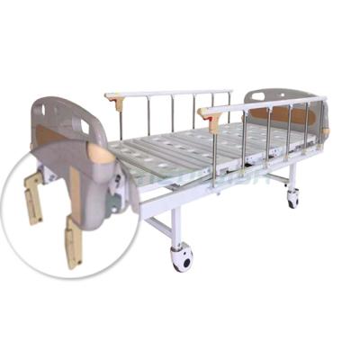 China Manual Easy Operate AG-BYS107 2 Operate 2 Disabled Hospital Beds Medical Clinic Manual Crank Different Types for sale