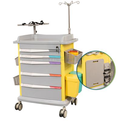 China AG-ET017 Nursing Trolley ABS Medical Trolley Room Modern Mobile Hospital Luxurious Furniture Wholesale Patient Patient For Sale for sale