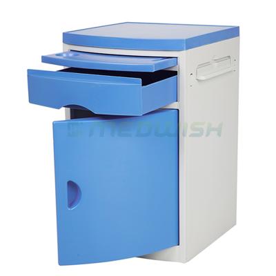 China AG-BC005 Wholesale Modern Lightweight Hospital Furniture ABS Plastic Bedside Patient Cabinet With One Drawer for sale