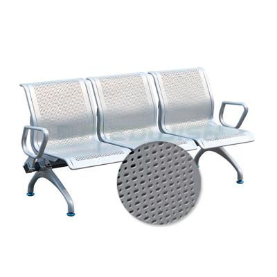 China AG-TWC004 modern wholesale customized sector 3 seater stainless steel public waiting chair for hospital airport bus station for sale