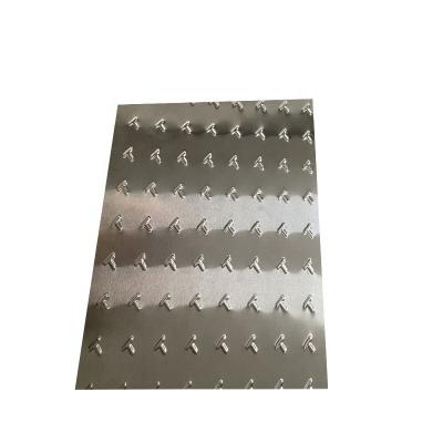 China Construction Decoration Non Slip Patterned Surface Embossing Steel Plate 304 Quality Skid Stainless Steel Normal Size With1500*2000 for sale