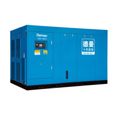 China Chemical Lubricated 160kW 220HP Industry PM Air Compressor 2 Stage Variable Speed ​​Screw Drive for sale