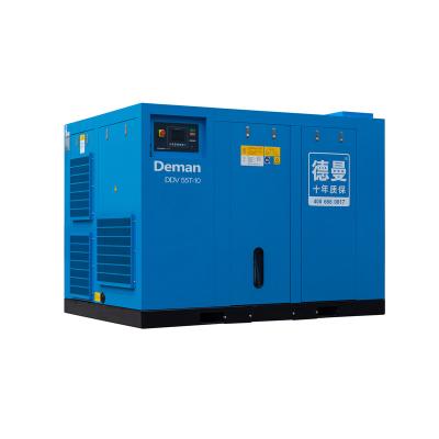 China Factory 55kW 70hp 9-11bar Good Quality IP54 55 Screw PM VSD Two Stage Screw Air Compressor 9-11bar High Efficiency Bi-Motor Low Consumption for sale