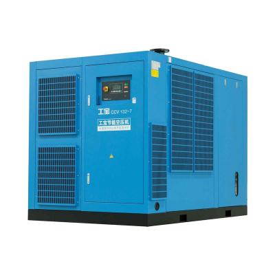 China Factory Price 132kW 175hp 7bar Constant Pressure Cost Effective Variable Frequency Control Screw Air Compressors Easy Air-Compressors for sale