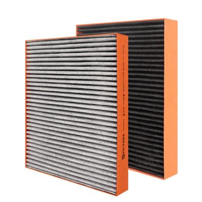 China Auto Car Air Conditioner System 95% Efficiency Catch PM2.5 Car Air Cabin Filter With Activated Carbon for sale