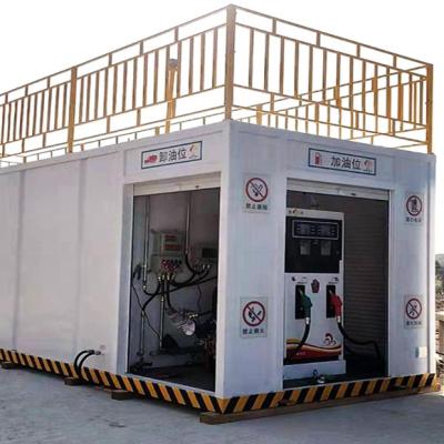 China Portable CNG Fuel Tank Skid-Mounted CNG Station High Flexibility CNG Filling Station for sale