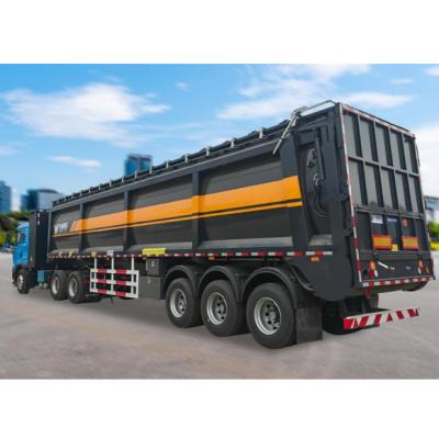 China Special Purpose Vehicle Rubbish Transfer Semi-trailer or Use for Bulk Grain Transport for sale