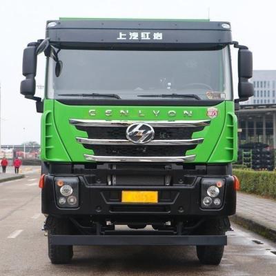 China 8.385m * 2.55m * 3.46m Tweedehands zware vrachtwagen voor bouw, mijnbouw, gemeentelijke bouw Te koop