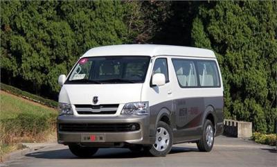 China Rear Drive Big 18 Passenger Van , 18 Passenger Mini Bus Assembling Business for sale