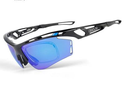 China New style windproof glass outdoor sports sunglasses UV protection bicycle recycling windproof glasses for sale