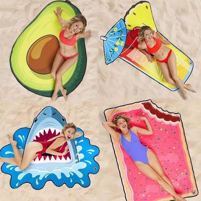 China QUICK DRY Hot Selling Hotel Popular Series Beach Towel Superfine Bohemian Round Beach Towel Polyester for sale