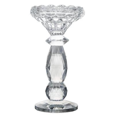 China European style good quality nordic luxury crystal candle holder hot selling wholesale candelabra for sale