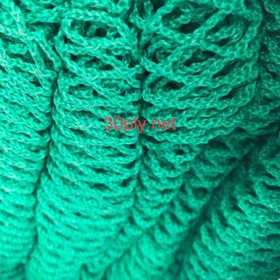 China Fish Net Green High Quality Durable PE 30 Ply Fish Netting For Growing Fish for sale