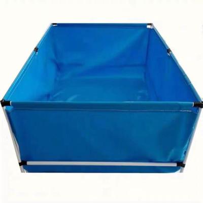 China Strong And Waterproof Square And Customized PVC Tarpaulin Round Waterproof Fish Tank for sale