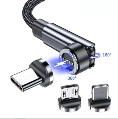 China Factory Price Fast Speed ​​Charging 3 in 1 USB for Android Type-C LN 1M 2M Magnetic USB Data Charging Cable for Mobile Phone for sale