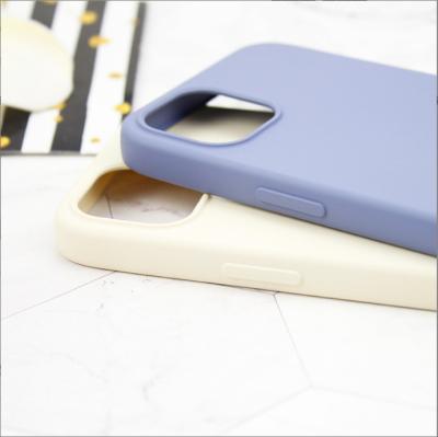 China Custom Waterproof Shockproof Shockproof PC TPU Soft Cover Liquid Silicone Phone Case for iPhone 11 12 13 14 pro max for sale