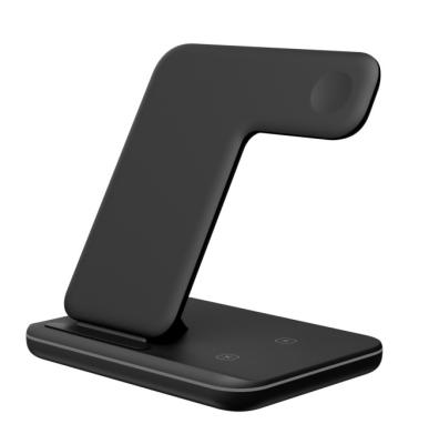 China Tablet Qi Phone Holder 3 in 1 Wireless Charger for Magsaf Iphone 12 11 pro Max Watch 15w Fast Charging Dock Phone Holder for sale