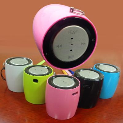 China Newly promotion Metal Bluetooth speaker with mega bass loudspeaker for ipod/mobile phone for sale