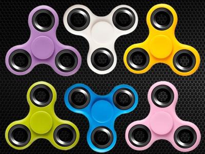 China EDC Triangular aggravated fidget spinner,enough stock hand shinning spinner toys factory price for sale