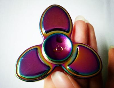 China EDC New Colorful Lotus fidget hand spinner, decompression fidget spinner toys factory price for sale