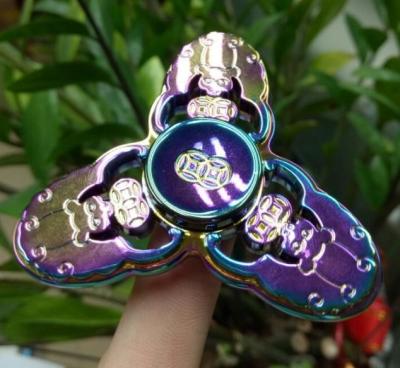 China EDC New Colorful monkey fidget hand spinner, decompression fidget spinner toys factory price for sale