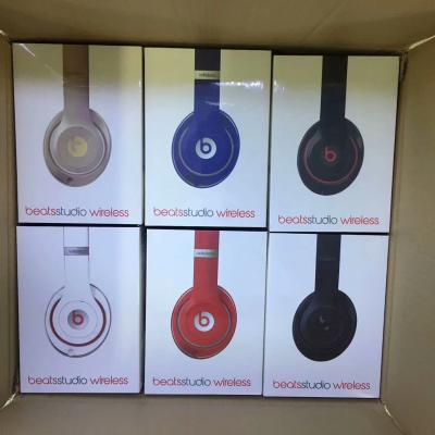 China New retail box Beats by dr dre studio 2.0 wireless headphones with Sealed box Top AAA Quality for sale