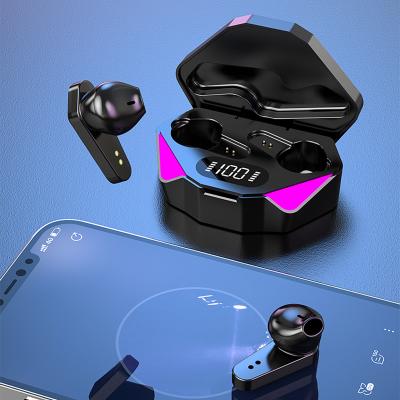 China 2021 New Game X15 In-Ear Gaming Earbuds RGB LED Gamer Earphones custom headphon sport earphones for sale