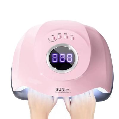 China LED Quick Gel Curing 2021 Professional 180W Nail Lamp UV Gel Dryer Manicure Pedicure Lamps for sale