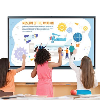 China Smart spower interactive panel 65 inch 10 point LED lecture school education interactive monitor for sale