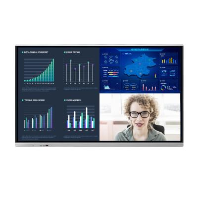 China High quality interactive conference display hd 10 panel 65 full whiteboard screen monitor for sale