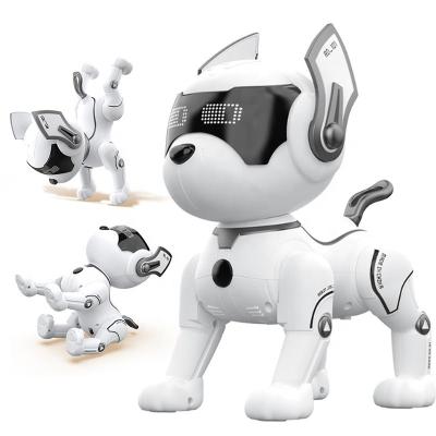 China Mini Mimic Singing Dancing Programmable RC Remote Control Smart Interactive Smart Rolling Stunt Robot Electric Dog Toys for Kids Children for sale