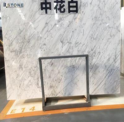 China Traditional NEW Bianco Carrara  white real  marble slabs for sale