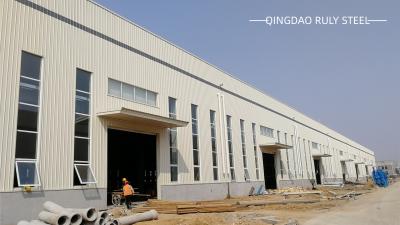 China Painted Industrial Prefab / Pre-Engineered Steel Structure Building Light Steel Thermal Insulation Workshop for sale