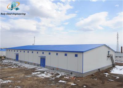 China Prefabricated Building Construction Steel Structure Workshop Metal Carports For Auto Maintenance Prefab Metal Buildings for sale