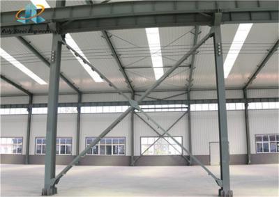 China Prefabricated Industry Corrugated Metal Roofing Heavy Light Structural Steel Frame Construction Warehouse for sale