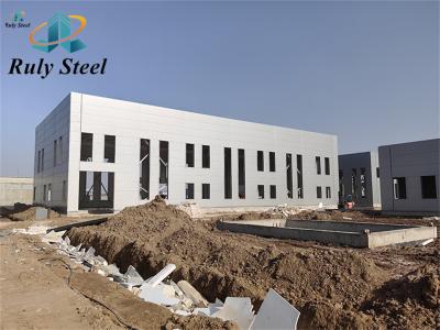 China Customized Steel Beam Column Metal Prefab Workshop Construction Te koop