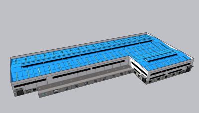 Κίνα Indoor Galvanized Steel Structure High Strength Long Life Span προς πώληση