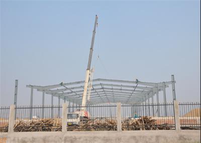 China La inmersión caliente prefabricada de Warehouse de la construcción de la estructura de acero galvanizó en venta