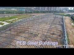 logistics warehouse peb steel buildings / pre engineered building structure