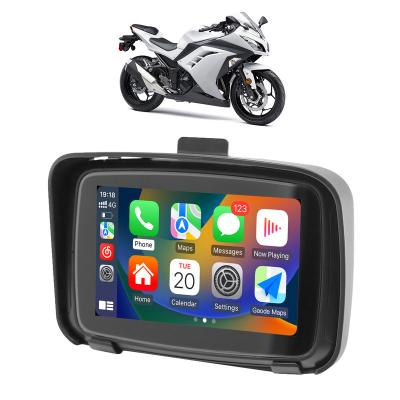 China Motorcycle Autoabc 5 Inch IPS Touch Screen Motorcycle Carplay Android Touch Screen Display Portable GPS Auto Navigation IPX7 Waterproof for sale