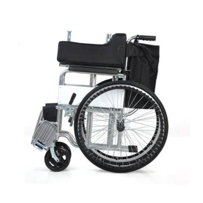 China Ultralight Lichtgewichtaluminium die Rolstoelen voor Gehandicapten vouwen Te koop