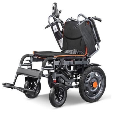 China Metal Motorized Foldable Power Electric Wheelchair LightWeight for sale