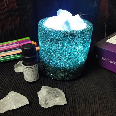 China Europe Crystal Rough Stone Aromatherapy Essential Oil Set Natural White Aroma Therapy Lamps Bangs Aroma Diffuser Lamp for sale