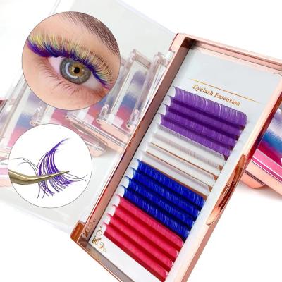 China Korean Style J/B/C/CC/D/DD 8-25mm Long Natural Wholesale New Color Individual Eyelash Extension for sale