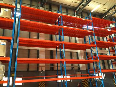 China OEM Q345 B Steel Heavy Duty Storage Pallet Racking 6 Layer For Warehouse for sale